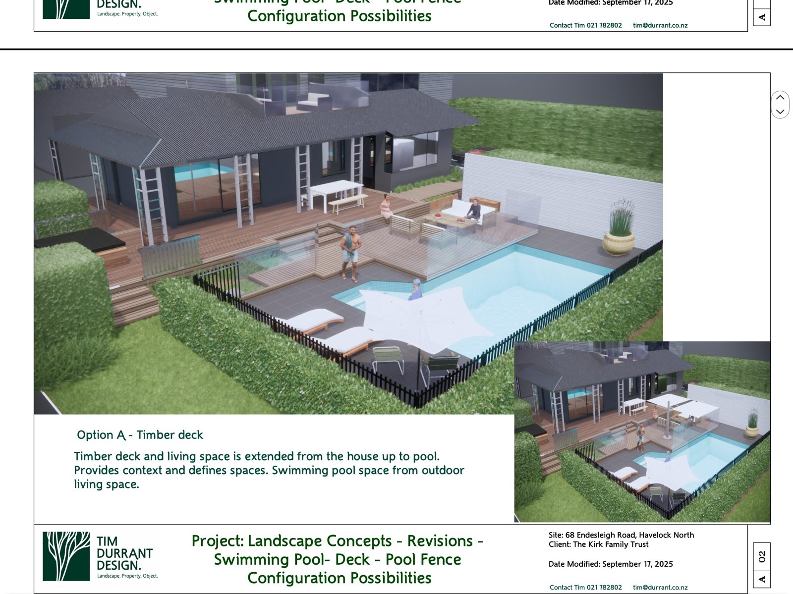 Tim Durrant design process: plans, concepts and renders