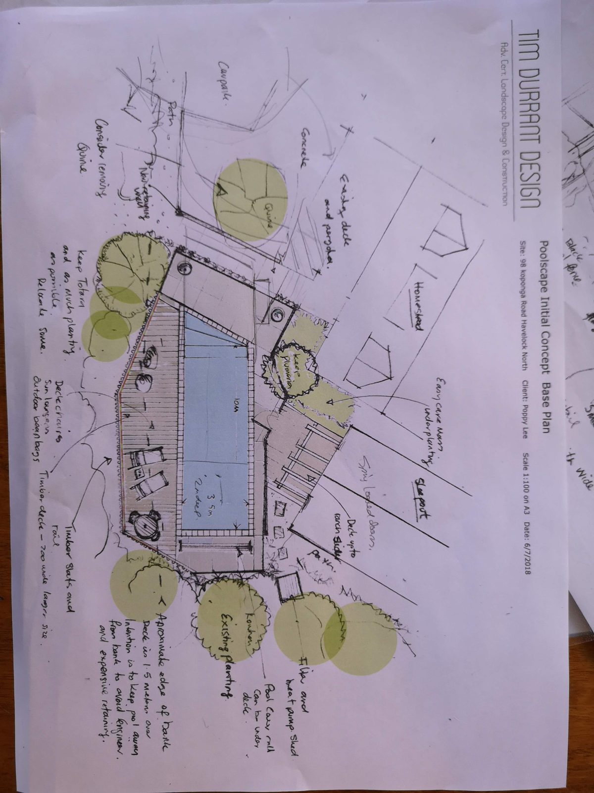 Tim Durrant design process: plans, concepts and renders