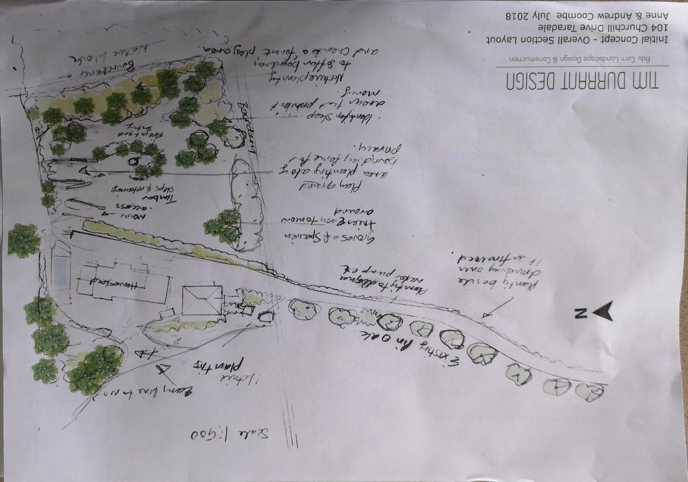 Tim Durrant design process: plans, concepts and renders