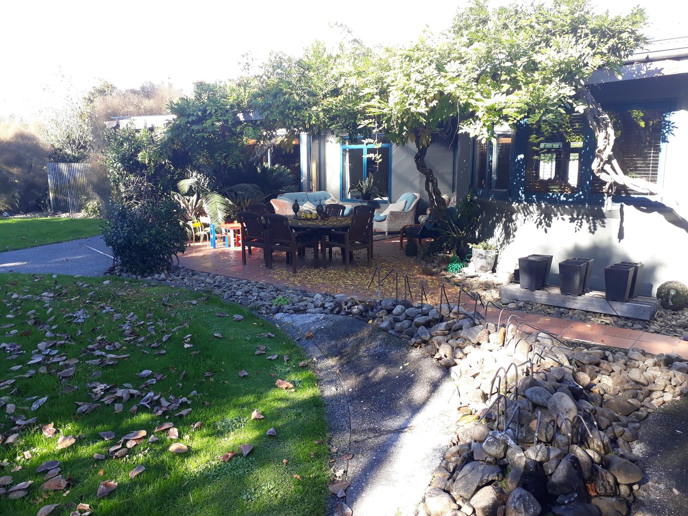 Napier contemporary estate garden by Tim Durrant Design